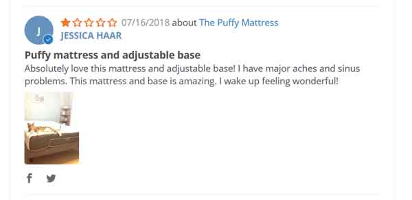 The Puffy Mattress Negative Reviews